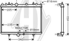 Diederichs DCM2797 - Radiatore, Raffreddamento motore autozon.pro