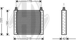 Diederichs DCO1059 - Radiatore olio, Olio motore autozon.pro