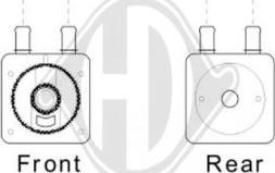 Diederichs DCO1025 - Radiatore olio, Olio motore autozon.pro