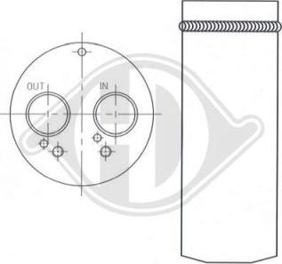 Diederichs DCT1021 - Essiccatore, Climatizzatore autozon.pro