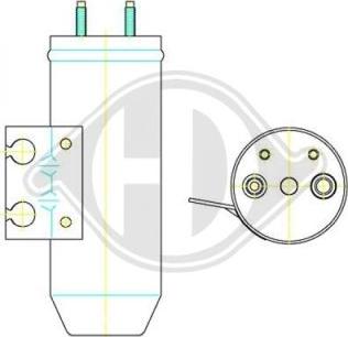 Diederichs DCT1184 - Essiccatore, Climatizzatore autozon.pro