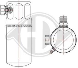 Diederichs DCT1254 - Essiccatore, Climatizzatore autozon.pro