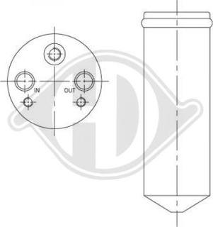 Diederichs DCT1255 - Essiccatore, Climatizzatore autozon.pro