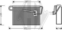 Diederichs DCV1085 - Evaporatore, Climatizzatore autozon.pro