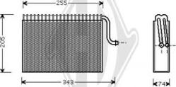 Diederichs DCV1086 - Evaporatore, Climatizzatore autozon.pro