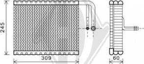 Diederichs DCV1024 - Evaporatore, Climatizzatore autozon.pro