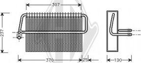 Diederichs DCV1071 - Evaporatore, Climatizzatore autozon.pro