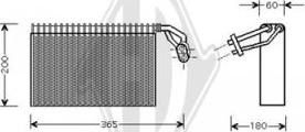 Diederichs DCV1072 - Evaporatore, Climatizzatore autozon.pro