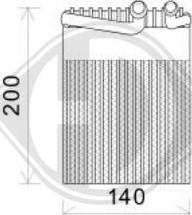 Diederichs DCV1159 - Evaporatore, Climatizzatore autozon.pro