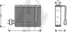 Diederichs DCV1151 - Evaporatore, Climatizzatore autozon.pro