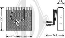 Diederichs DCV1108 - Evaporatore, Climatizzatore autozon.pro