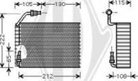 Diederichs DCV1102 - Evaporatore, Climatizzatore autozon.pro