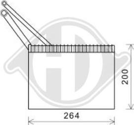Diederichs DCV1114 - Evaporatore, Climatizzatore autozon.pro