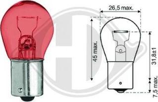 Diederichs LID10049 - Lampadina, Luce posteriore di stop autozon.pro