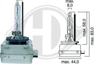 Diederichs LID10004 - Lampadina, Faro principale autozon.pro