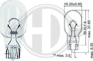 Diederichs LID10089 - Lampadina, Indicatore direzione autozon.pro