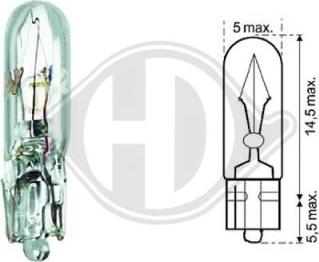 Diederichs LID10085 - Lampadina, Illuminazione strumentazione autozon.pro