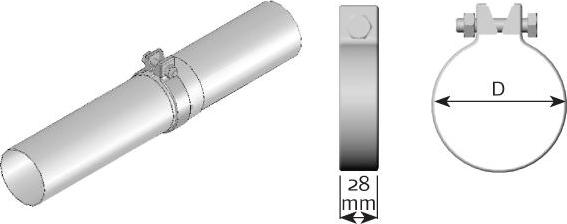 Dinex 99553 - Connettore tubi, Imp. gas scarico autozon.pro