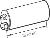 Dinex 47301 - Silenziatore centrale autozon.pro