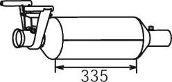 Dinex 56346 - Filtro antiparticolato / particellare, Impianto gas scarico autozon.pro