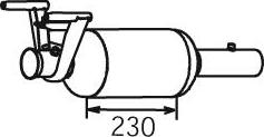 Dinex 56348 - Filtro antiparticolato / particellare, Impianto gas scarico autozon.pro