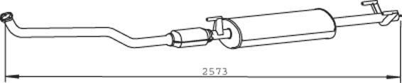 Dinex 56316 - Silenziatore anteriore autozon.pro