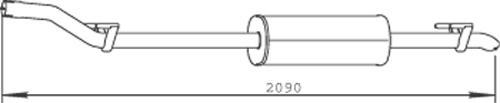 Dinex 56322 - Silenziatore centrale autozon.pro