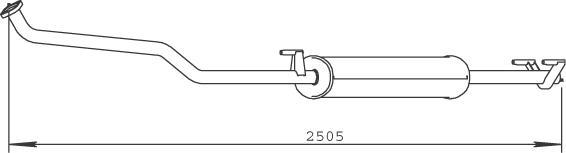 Dinex 50472 - Silenziatore anteriore autozon.pro