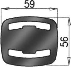 Dinex 50809 - Supporto, Imp. gas scarico autozon.pro