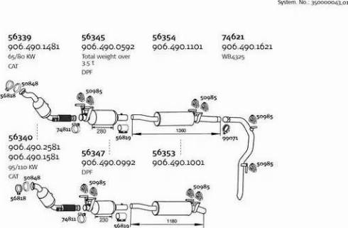 Dinex 350000043_01 - Impianto gas scarico autozon.pro