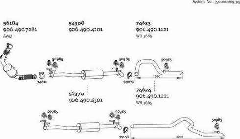 Dinex 350000069_05 - Impianto gas scarico autozon.pro