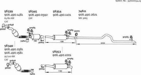 Dinex 350000034_05 - Impianto gas scarico autozon.pro