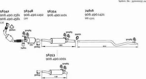 Dinex 350000037_02 - Impianto gas scarico autozon.pro