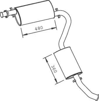 Dinex 33335 - Silenziatore posteriore autozon.pro