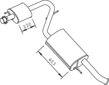 Dinex 33330 - Silenziatore centrale / posteriore autozon.pro