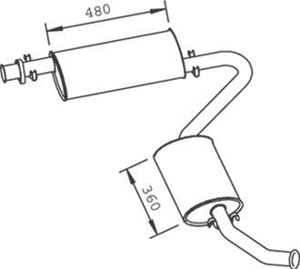 Dinex 33328 - Silenziatore centrale / posteriore autozon.pro