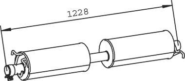 Dinex 32331 - Silenziatore centrale autozon.pro