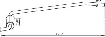 Dinex 73330 - Silenziatore anteriore autozon.pro