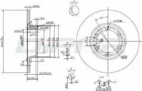 Ditas DFD1001 - Discofreno autozon.pro