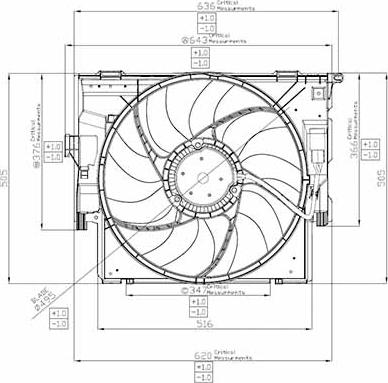 DOGA EBM050 - Ventola, Raffreddamento motore autozon.pro