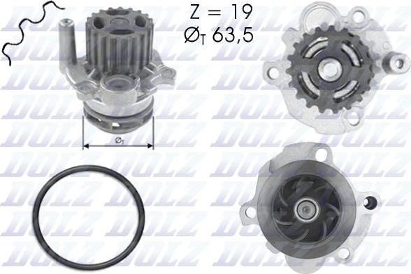 DOLZ A193 - Pompa acqua autozon.pro