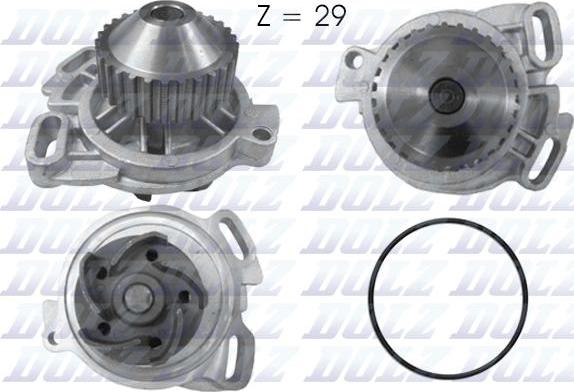 DOLZ A158 - Pompa acqua autozon.pro