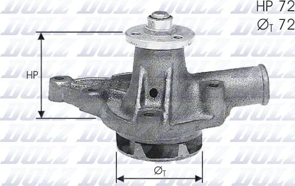 DOLZ A115 - Pompa acqua autozon.pro