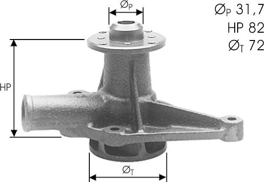 DOLZ A123 - Pompa acqua autozon.pro