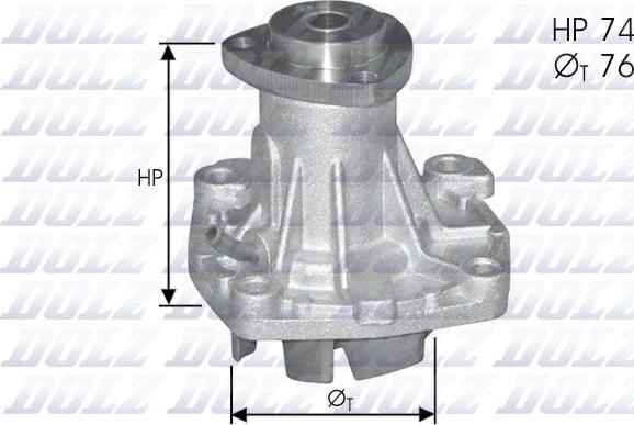 DOLZ A341ST - Pompa acqua autozon.pro