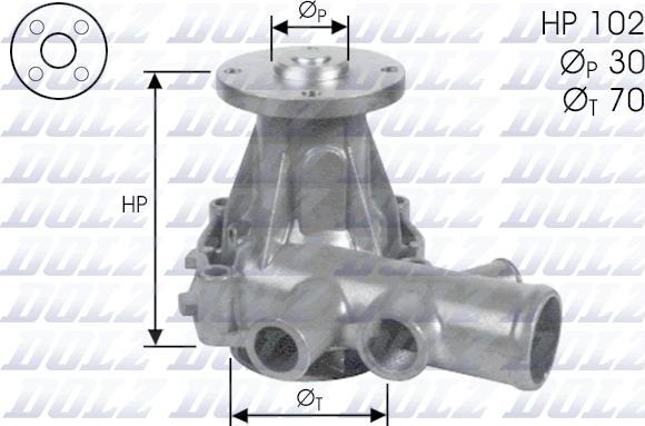 DOLZ A242 - Pompa acqua autozon.pro