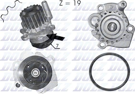 DOLZ A203 - Pompa acqua autozon.pro