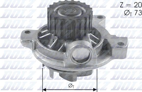 DOLZ A280 - Pompa acqua autozon.pro