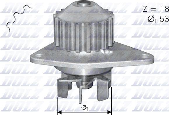 DOLZ C114 - Pompa acqua autozon.pro