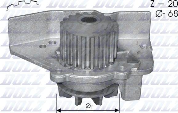 DOLZ C118 - Pompa acqua autozon.pro